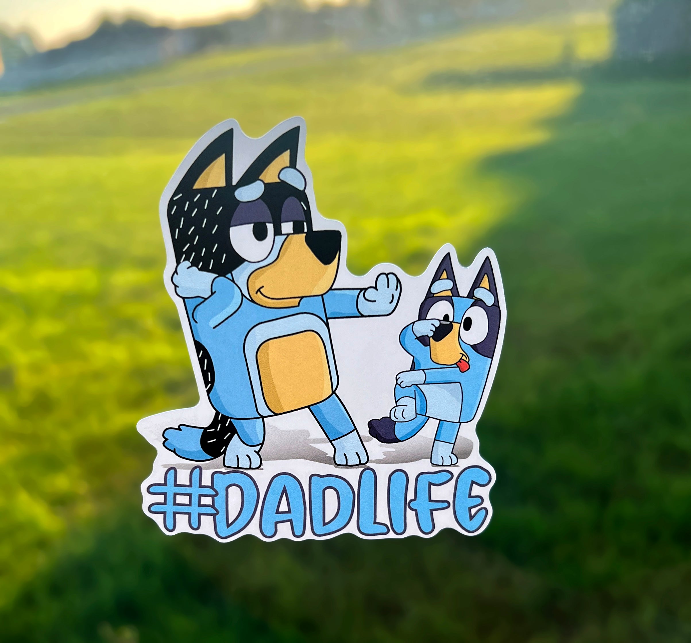 (B30) Dadlife 2.0 of 2 - Dog Family Decal / Sticker